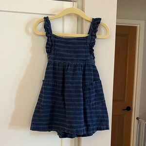 Mabo Annie Ruffle Strap Pinafore Dress